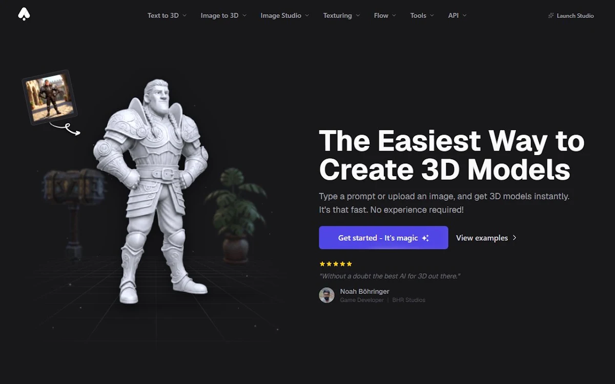 Captura de 3D AI Studio