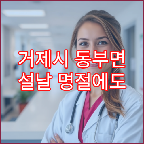거제시 동부면 설날 명절에도 문 여는 당직약국 정보 확인