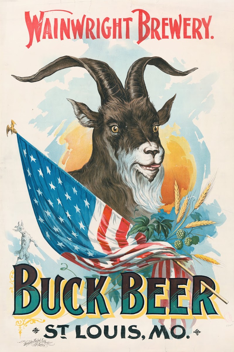 Wainwright Brewery Buck Beer St Louis MO 1895