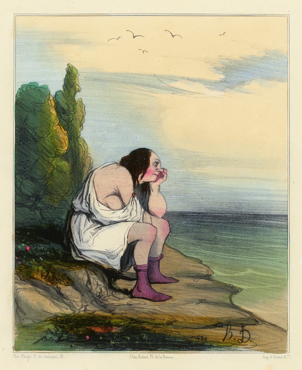 Le désespoir de Calypso 1833
