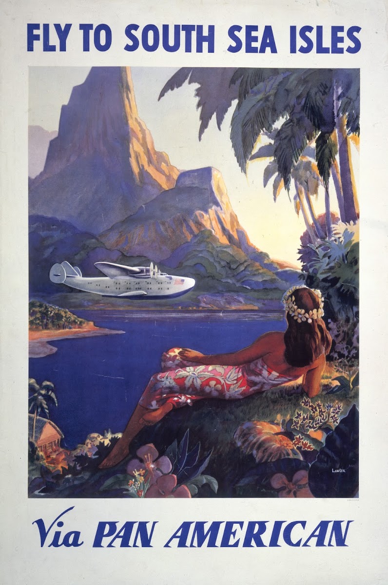 Fly To South Sea Isles Via Pan American 1938