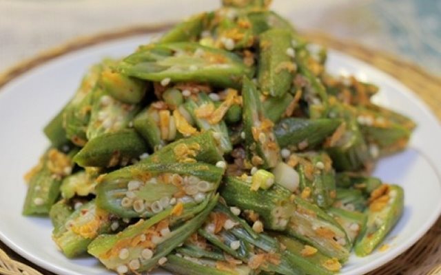 Đậu Bắp Xào Tép Khô