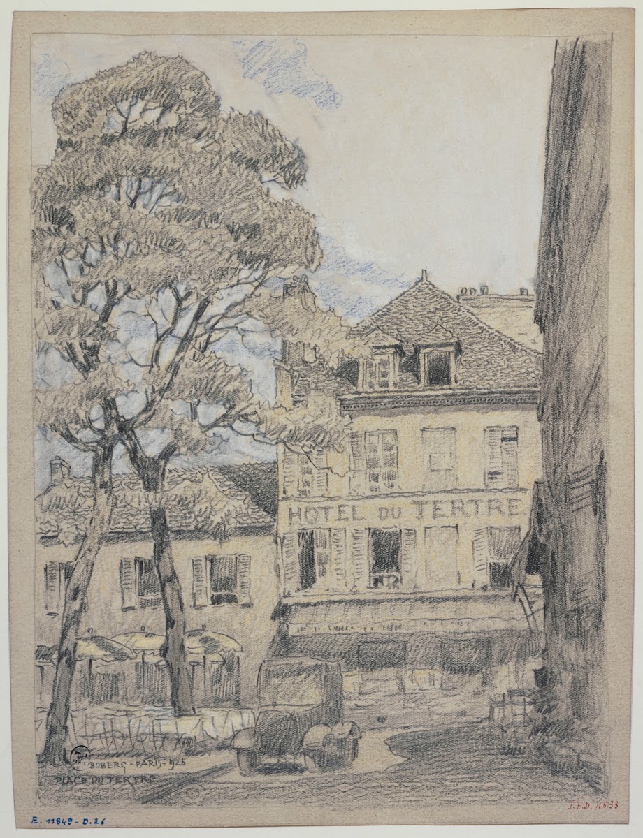 La place du Tertre à Montmartre 1926