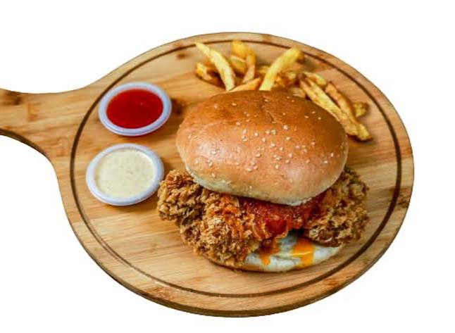 Chicken Hamza Burger Meal