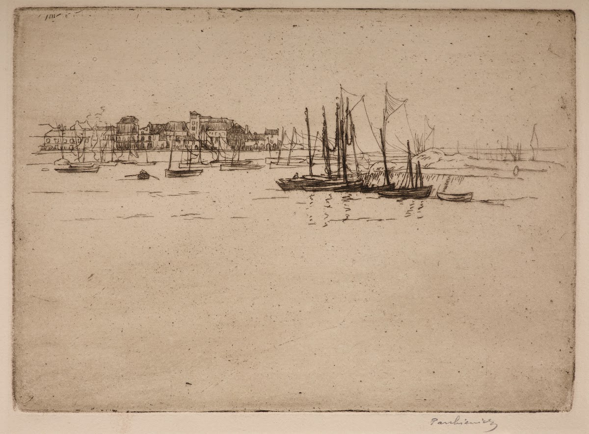 Harbour in Concarneau 1908