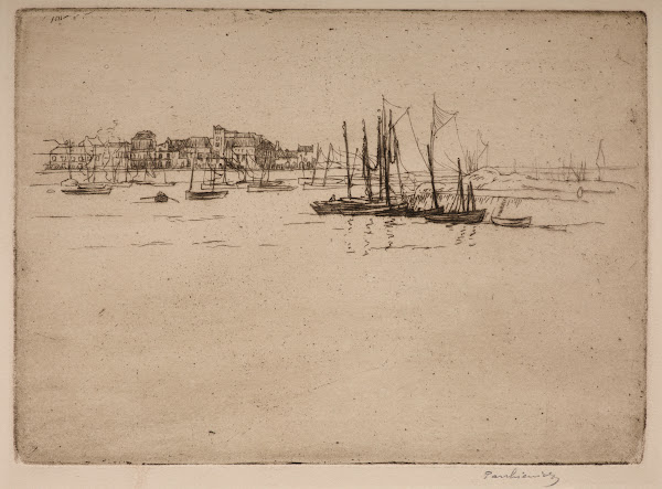 Harbour in Concarneau 1908