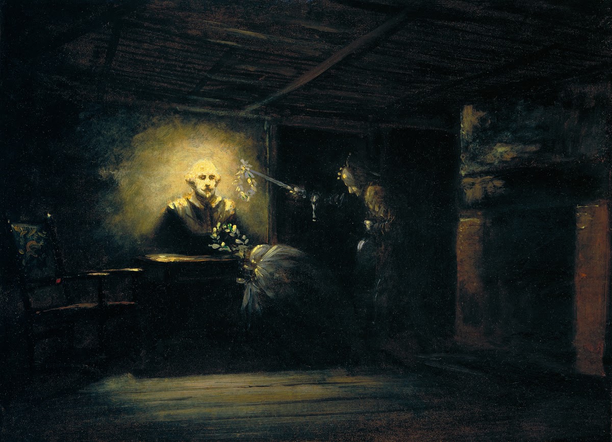 Study for The Immortal Light of Genius 1895
