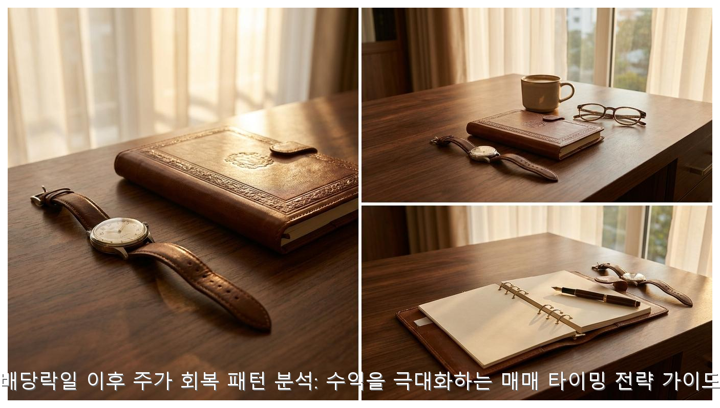 배당락 주가 회복 전략: 수익 극대화 매매 타이밍 핵심 안내 및 분석 인포그래픽 (5)