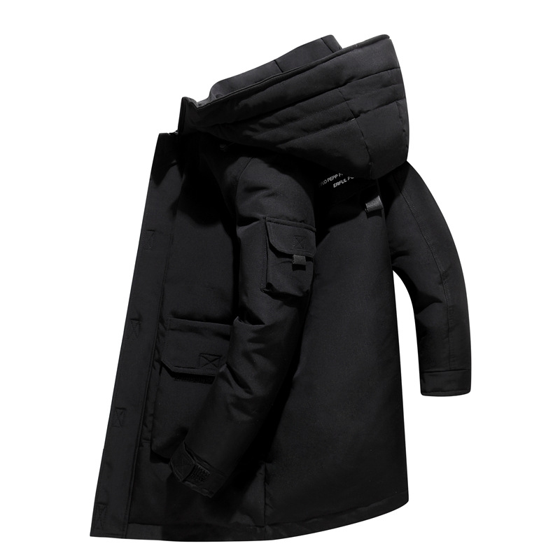 Insulated Men's Down Jacket in Parka Style
