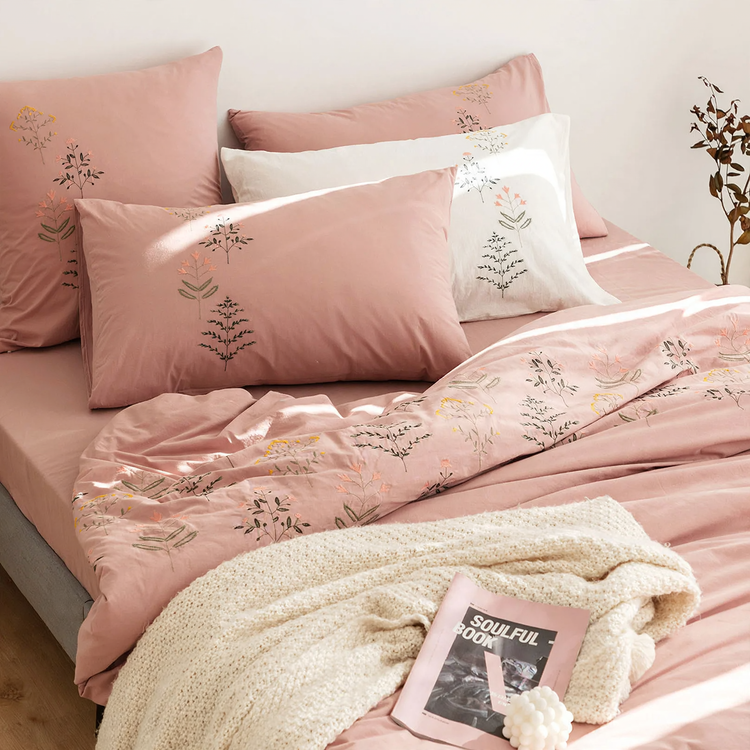 Japanese Cotton Bedding Set, 4-Piece