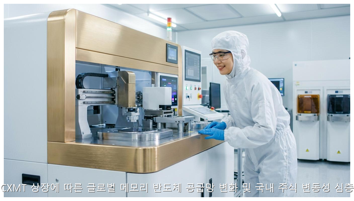 중국 CXMT 상장에 따른 글로벌 메모리 반도체 공급망 변화 및 국내 주식 변동성 심층 분석 핵심 안내 및 분석 인포그래픽 (4)
