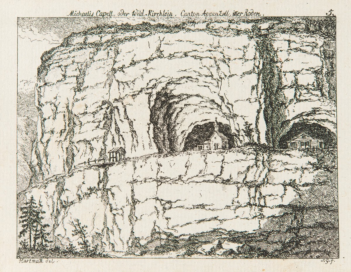 Michaelis Capell oder Wild Kirchlein Canton Appenzell inner Roden 1786
