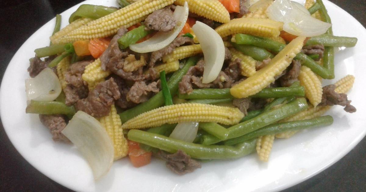 Thịt bò xào tổng hợp rau củ