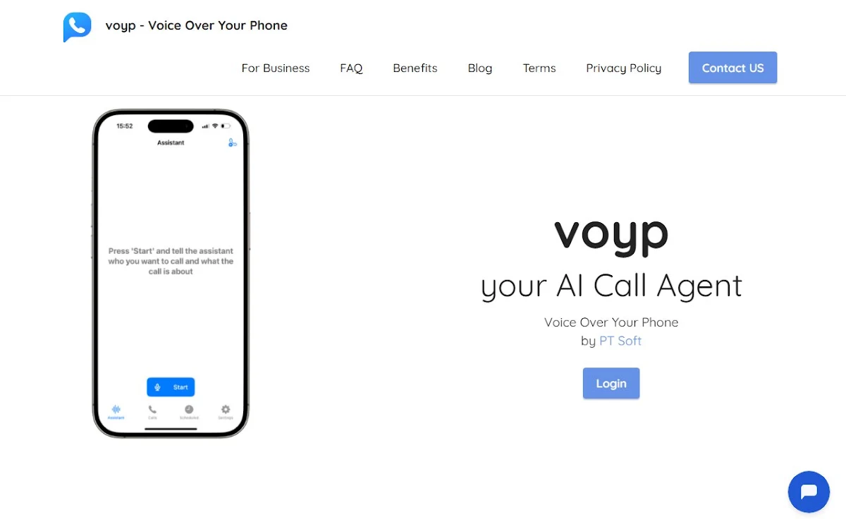 Captura de Voyp (Voice Over Your Phone)