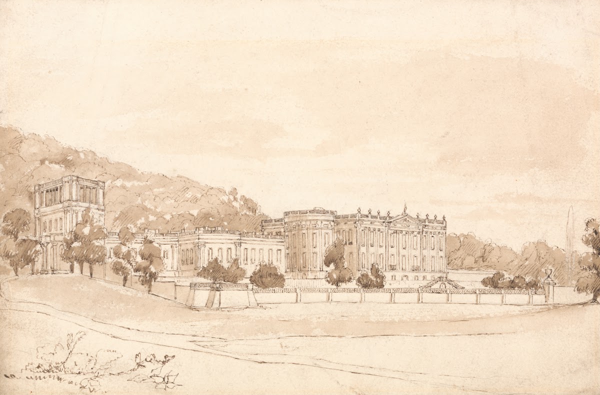 Chatsworth House Derbyshire between 1823 and 1830