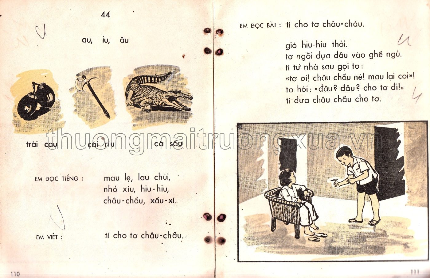 Em học vần lớp một (1971) - Trang 41