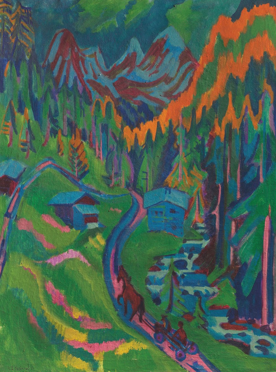 Sertigweg im Sommer 1924