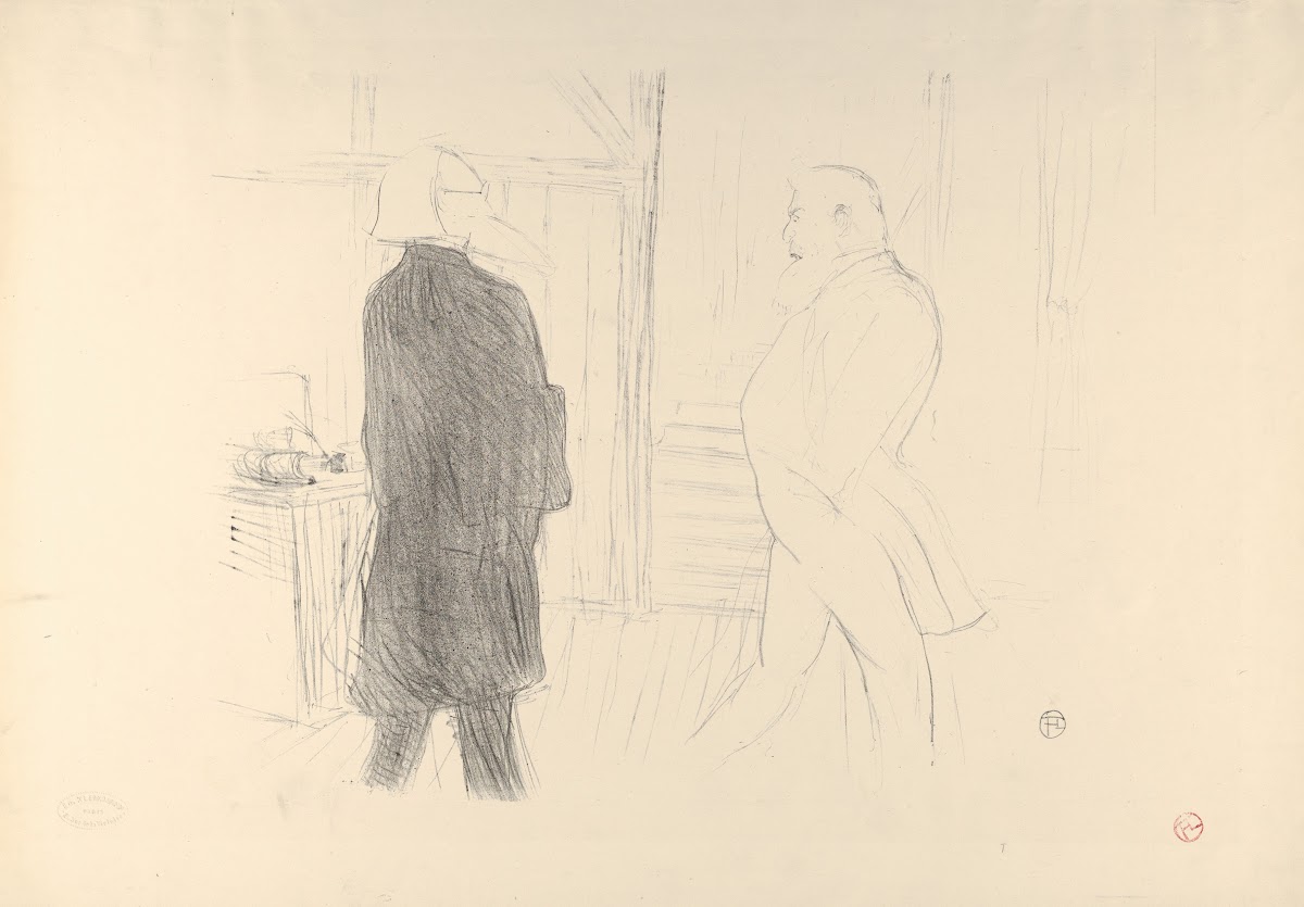 André Antoine and Fermin Gémier in A Bankruptcy 1893