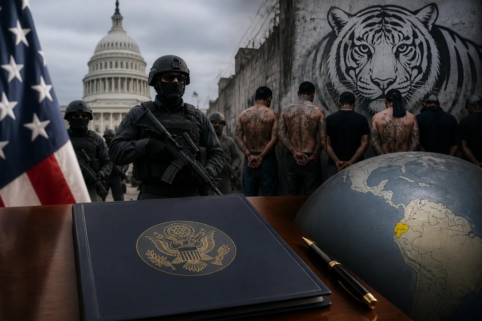 Editorial image for US designates Ecuadorian gang Los Tiguerones as terrorist group