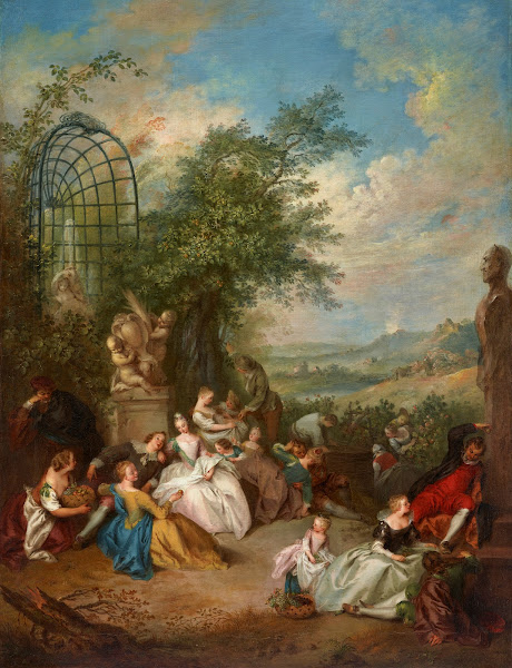 A Fête Champêtre During the Grape Harvest About 17301733