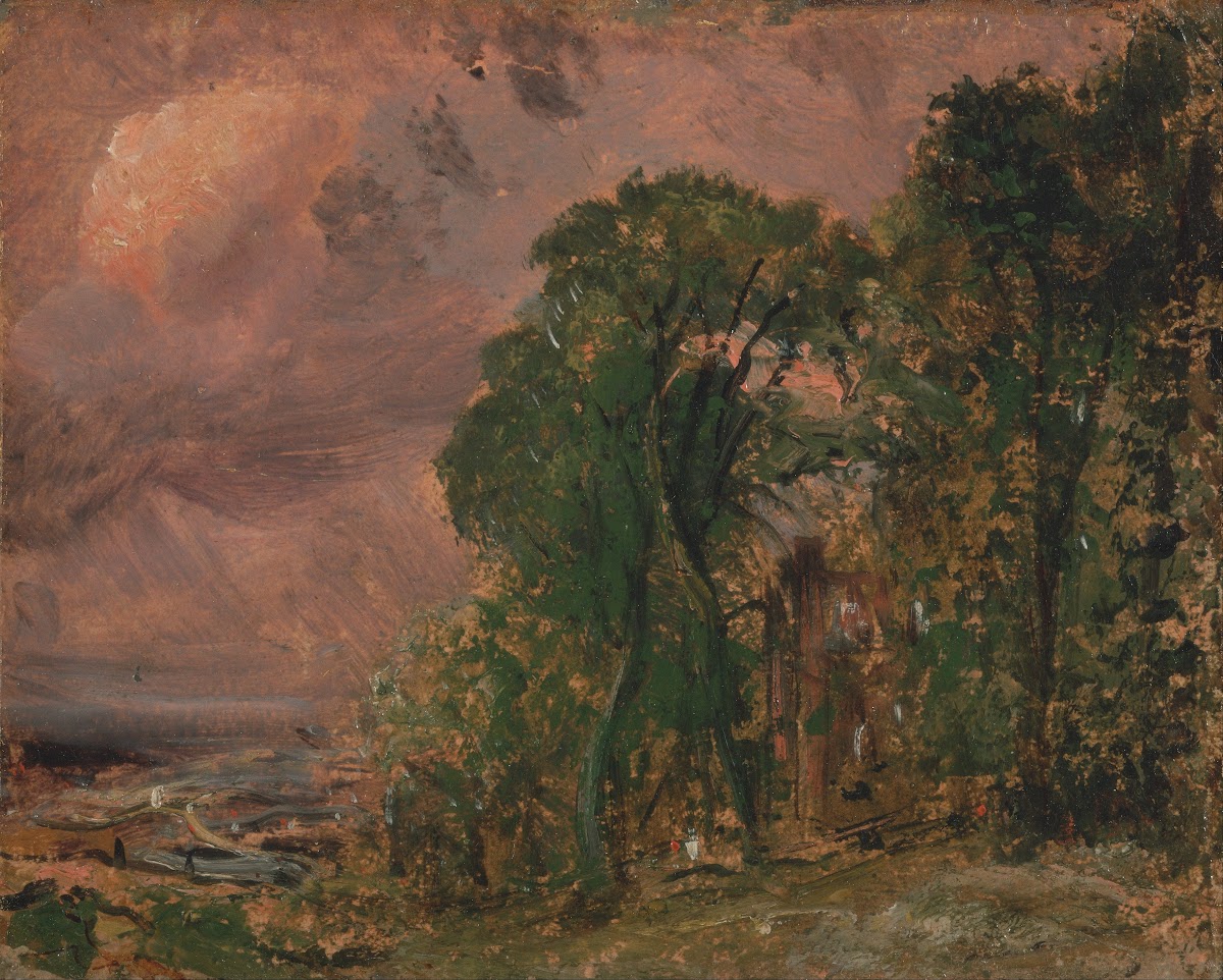 A View at Hampstead with Stormy Weather ca 1830