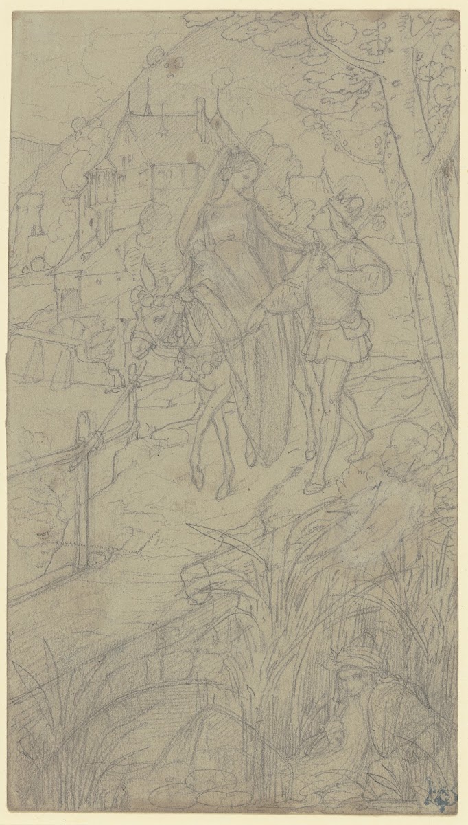 Ameleya und der Müller Radlauf ca 1854