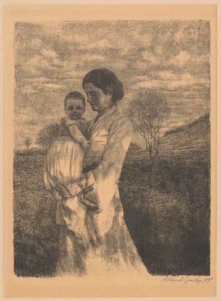 Mutter und Kind  Allegorie 1909