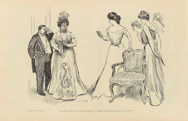 The first duty of an opulent mother is to shield her child from ambitious female