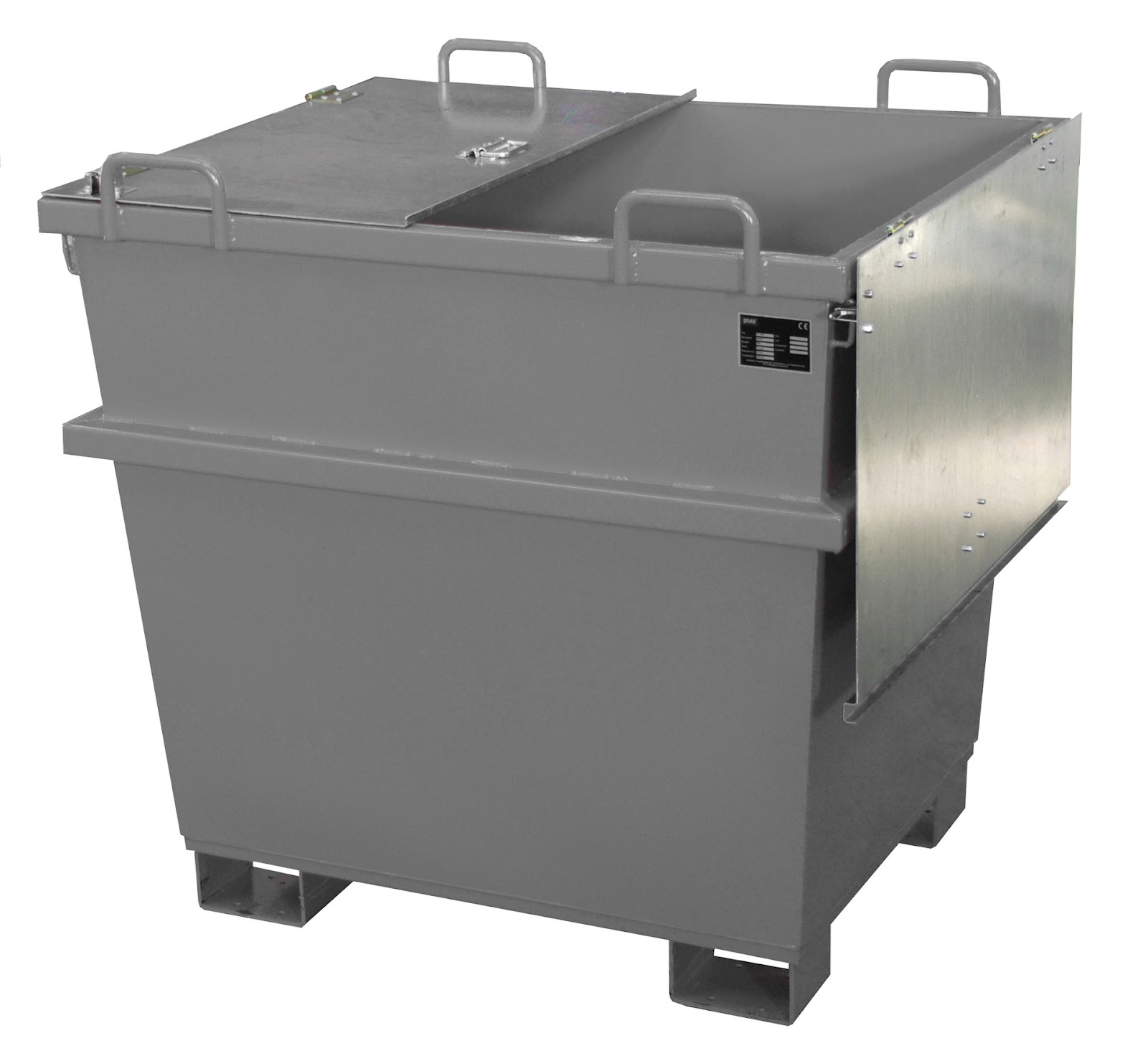 Universele-container UC 1000, gelakt, Muisgrijs