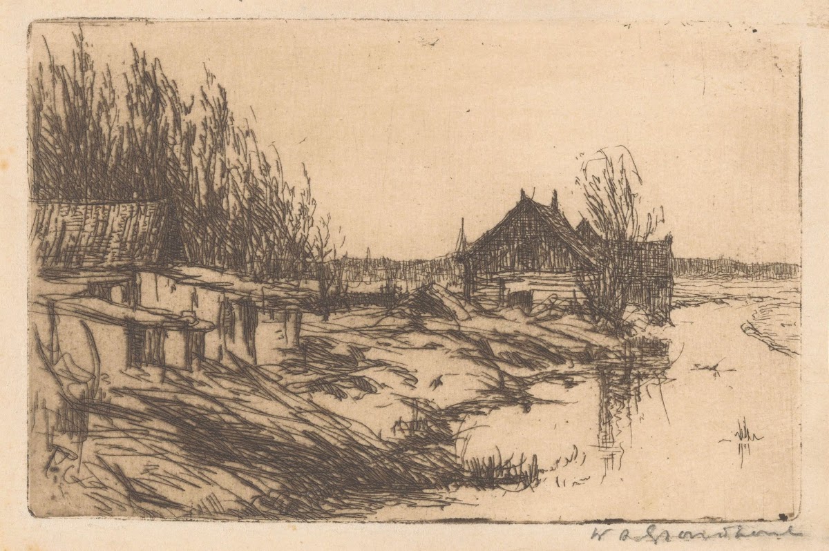Schuur aan een sloot in Voorburg 1888 1934