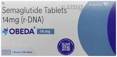 Obeda 14mg Tablet strip of 10 tablets