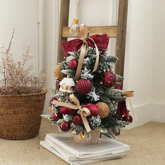 Mini Christmas tree set for table decoration