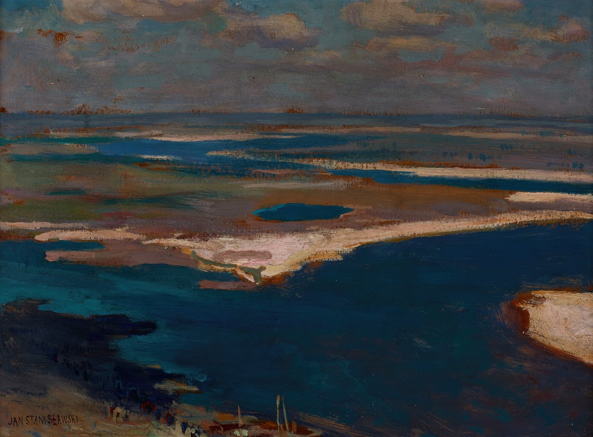 The Dnieper River in Blue 1904