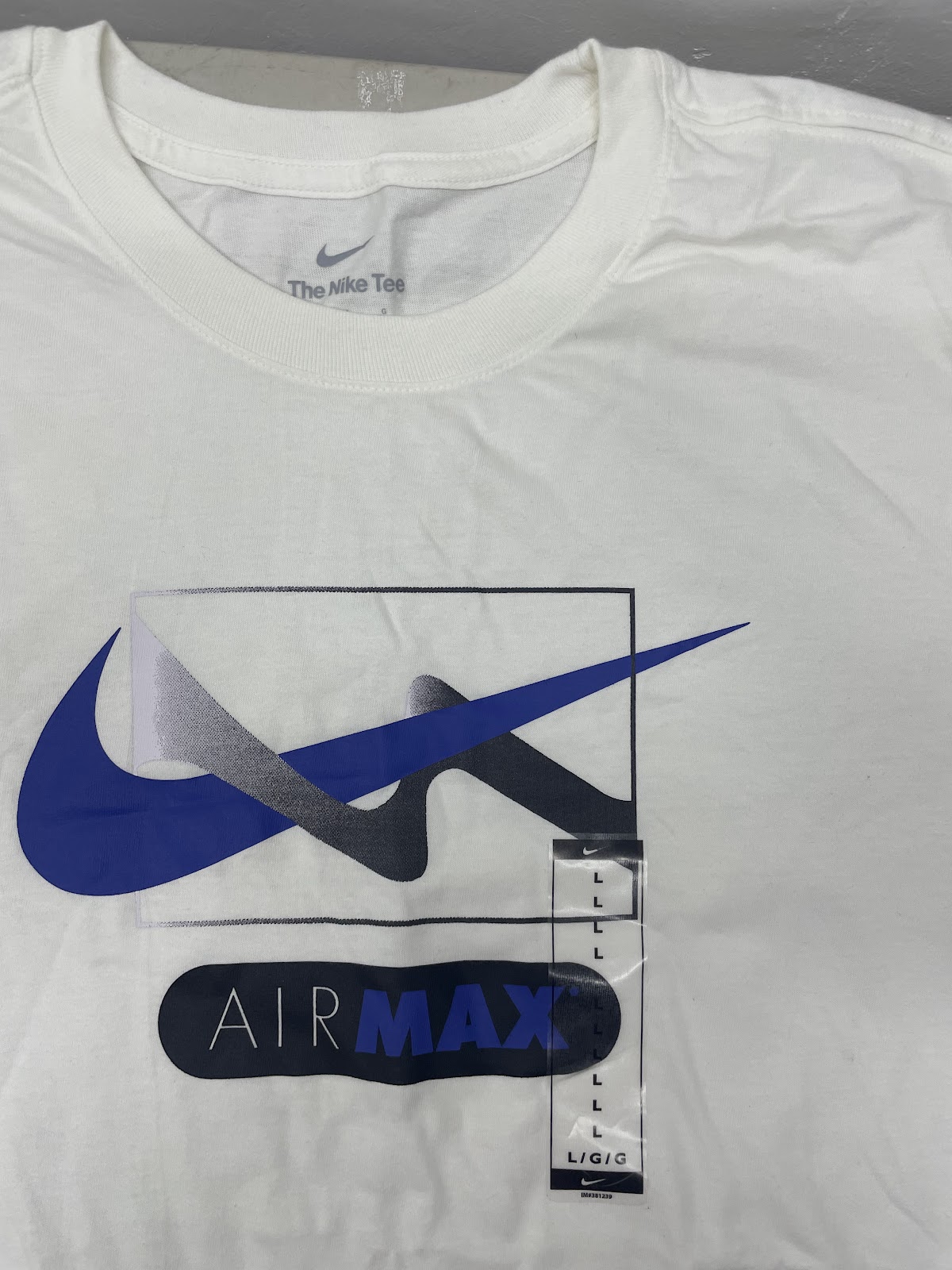 Nike Mens Shirt Airmax White L #2147