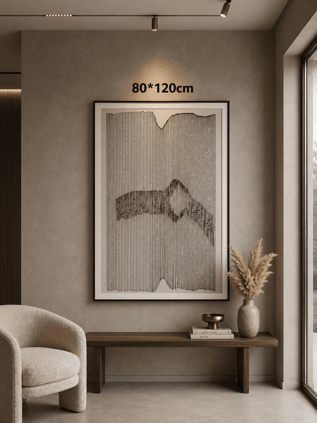 Framed Bird Illustration – 80x120 cm view 3