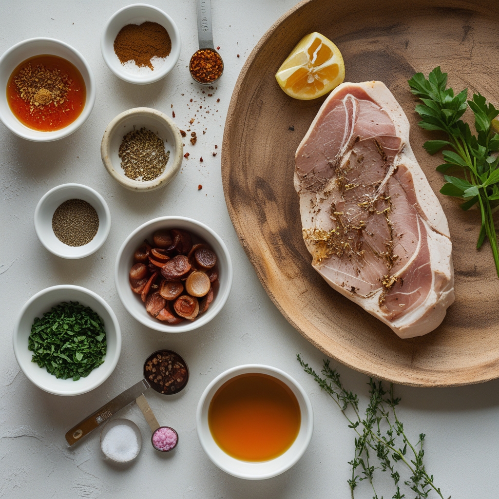 Ingredients for Sweet & Savory Honey-Glazed Shallots with Crispy Bacon – Easy Homemade Side Dish