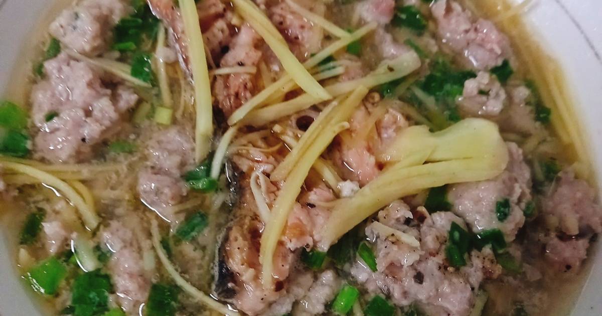 Cá mặn chưng thịt