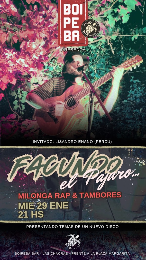 Rap, milonga y candombe en BOIPEBA