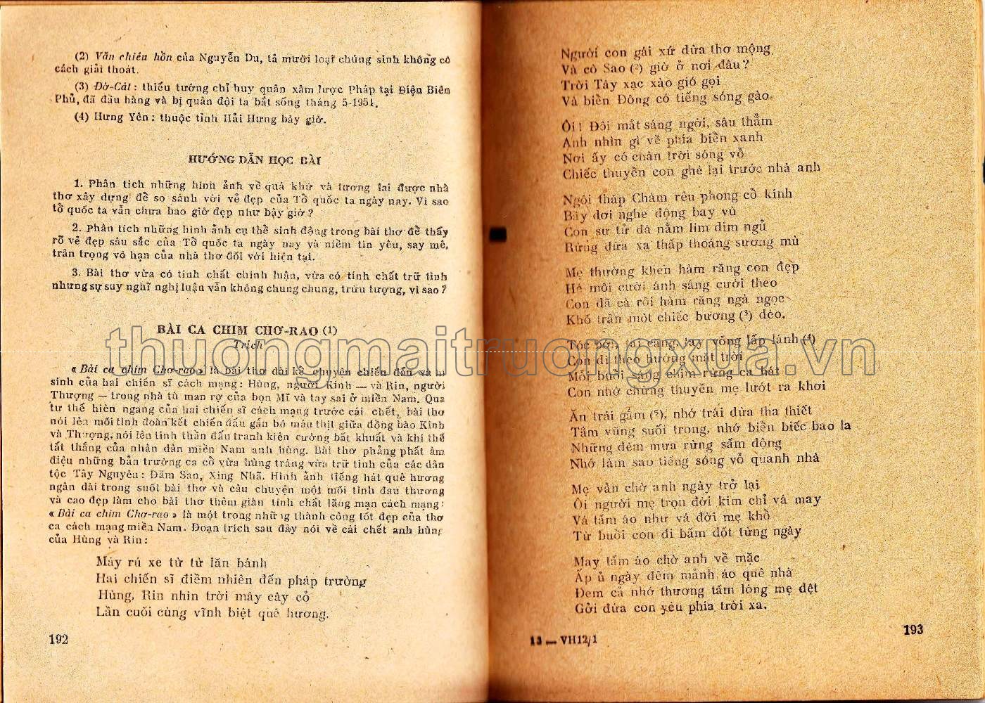 Văn học lớp 12 phổ thông, tập 1 (1988) - Trang 95