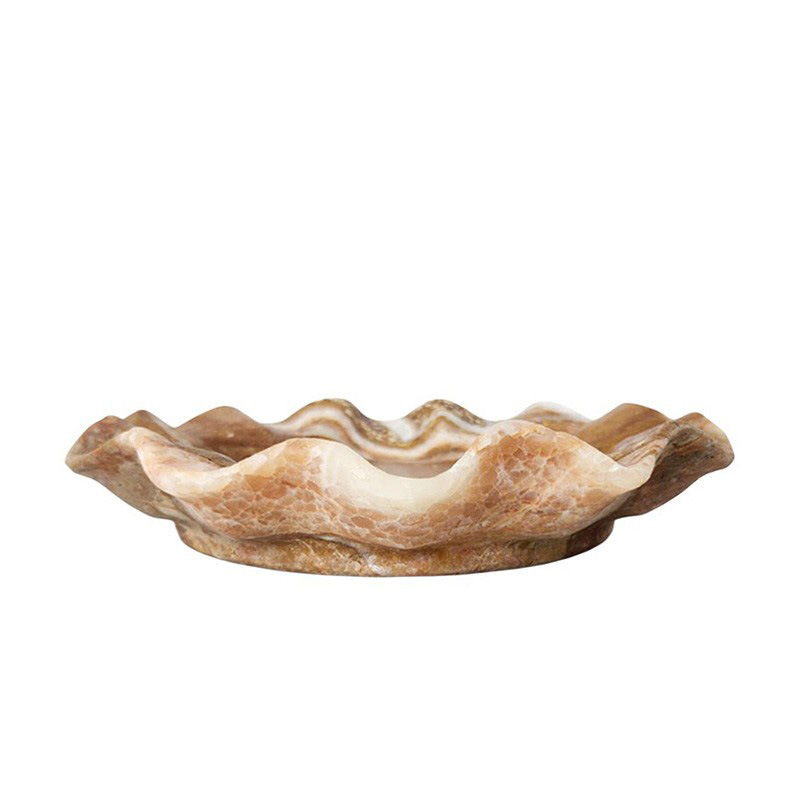 Marble tray, natural stone, modern