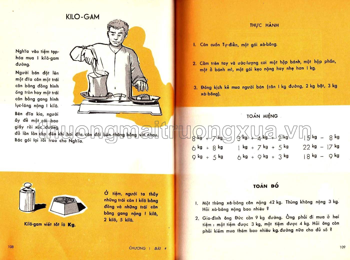 Em học toán lớp tư (1965) - Trang 55