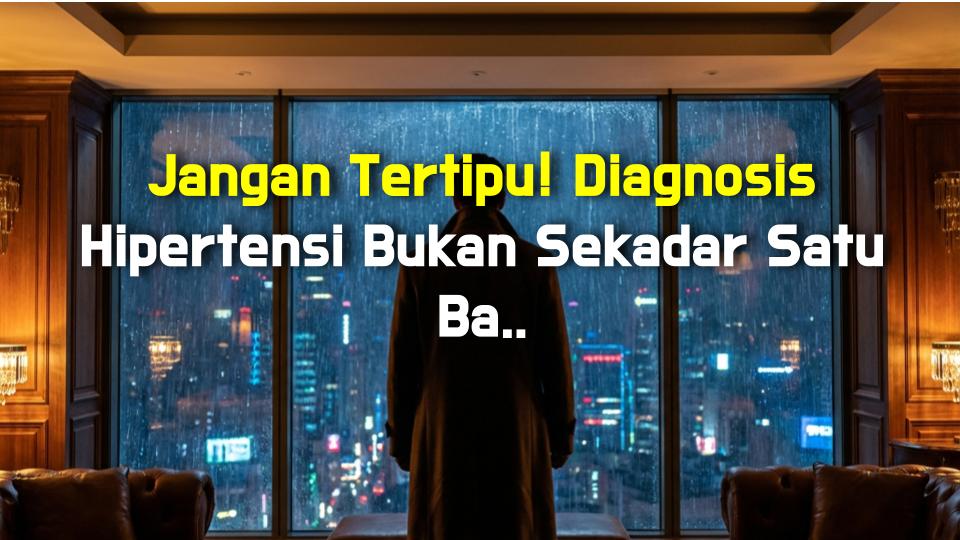 Jangan Tertipu! Diagnosis Hipertensi Bukan Sekadar Satu Bacaan – 3 Rahsia Tersembunyi