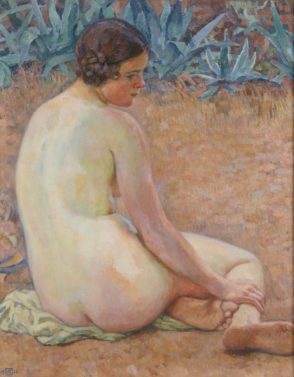 Nude with agave Nu aux agave 1920