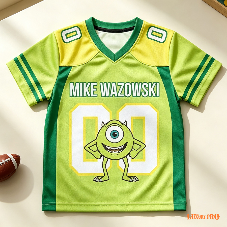 Man Curve Line Football jersey