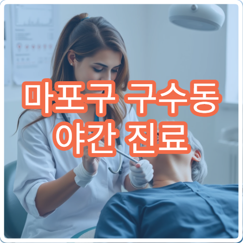 마포구 구수동 야간 진료 가능한 치과 병원 정보