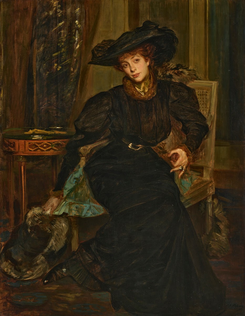 Lady in Black circa 1890