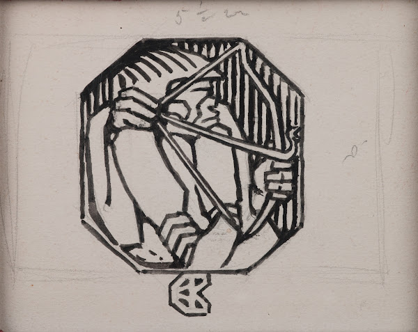 Koru Kalevala The Illustrated Kalevala Poem XII end vignette 1922