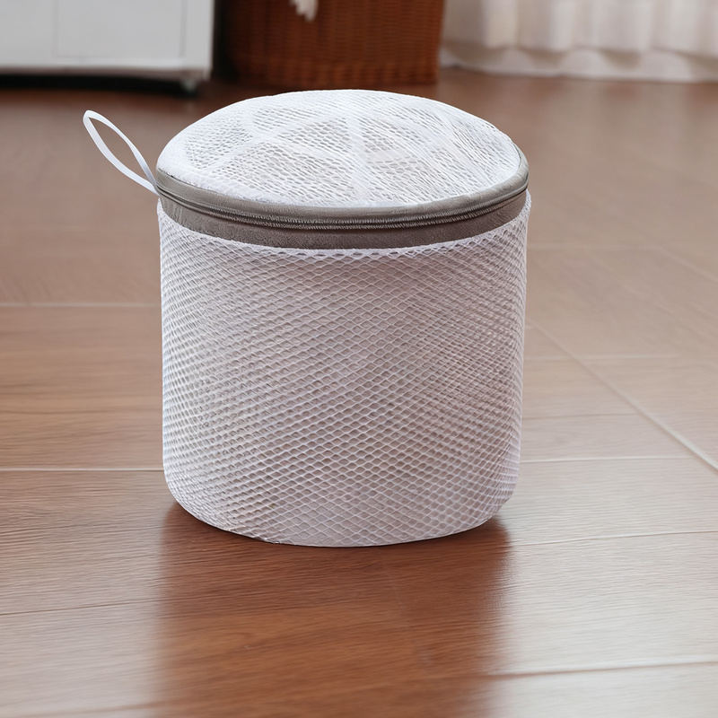 Wäschenetz aus Polyester, grau, verschiedene Größen