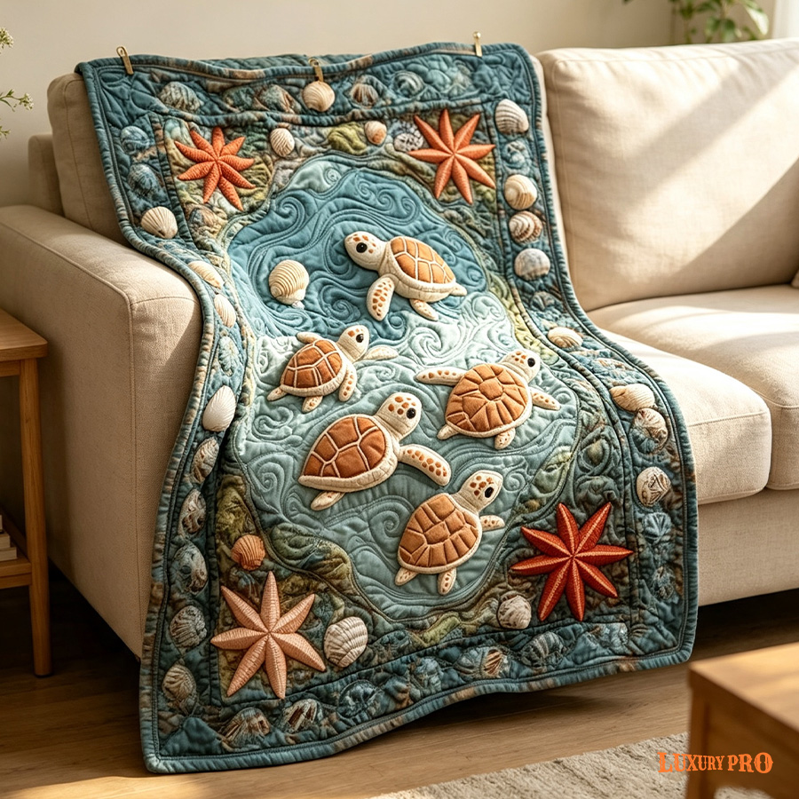 Quilt Blanket-Printed Border