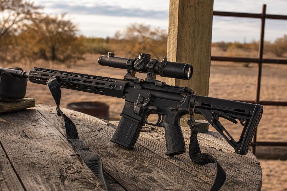 AR-15 configurations for home defense and ranch use in Denison